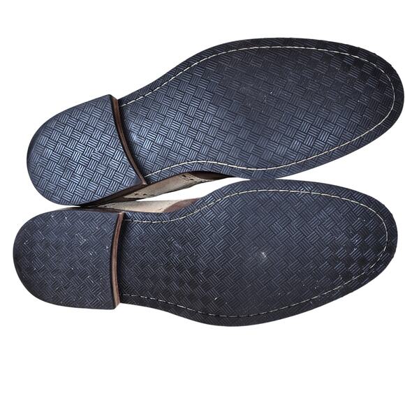 Mens Cole Haan Brown 2-Toned Suede Saddle Oxfords Mens Size 9.5 M Excellent - Picture 6 of 8